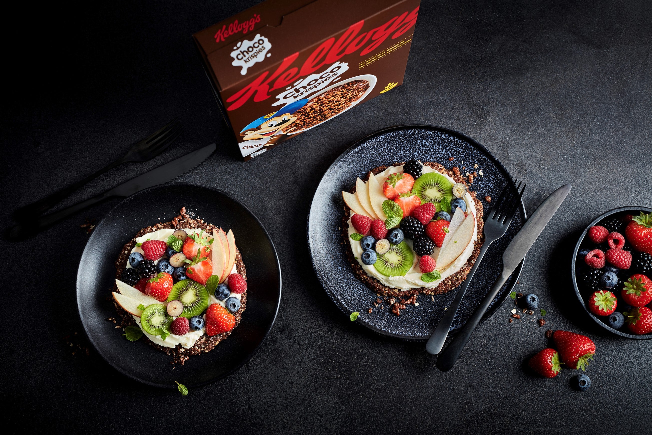 Pizza mit Choco Krispies und Obst – Kellogg's Shop Pizza mit Choco Krispies und Obst – Kellogg's Shop