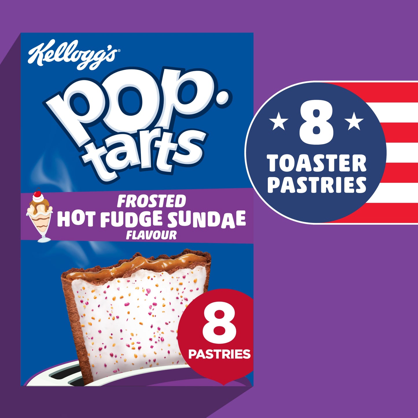 Kellogg's Pop Tarts Hot fudge Sunday