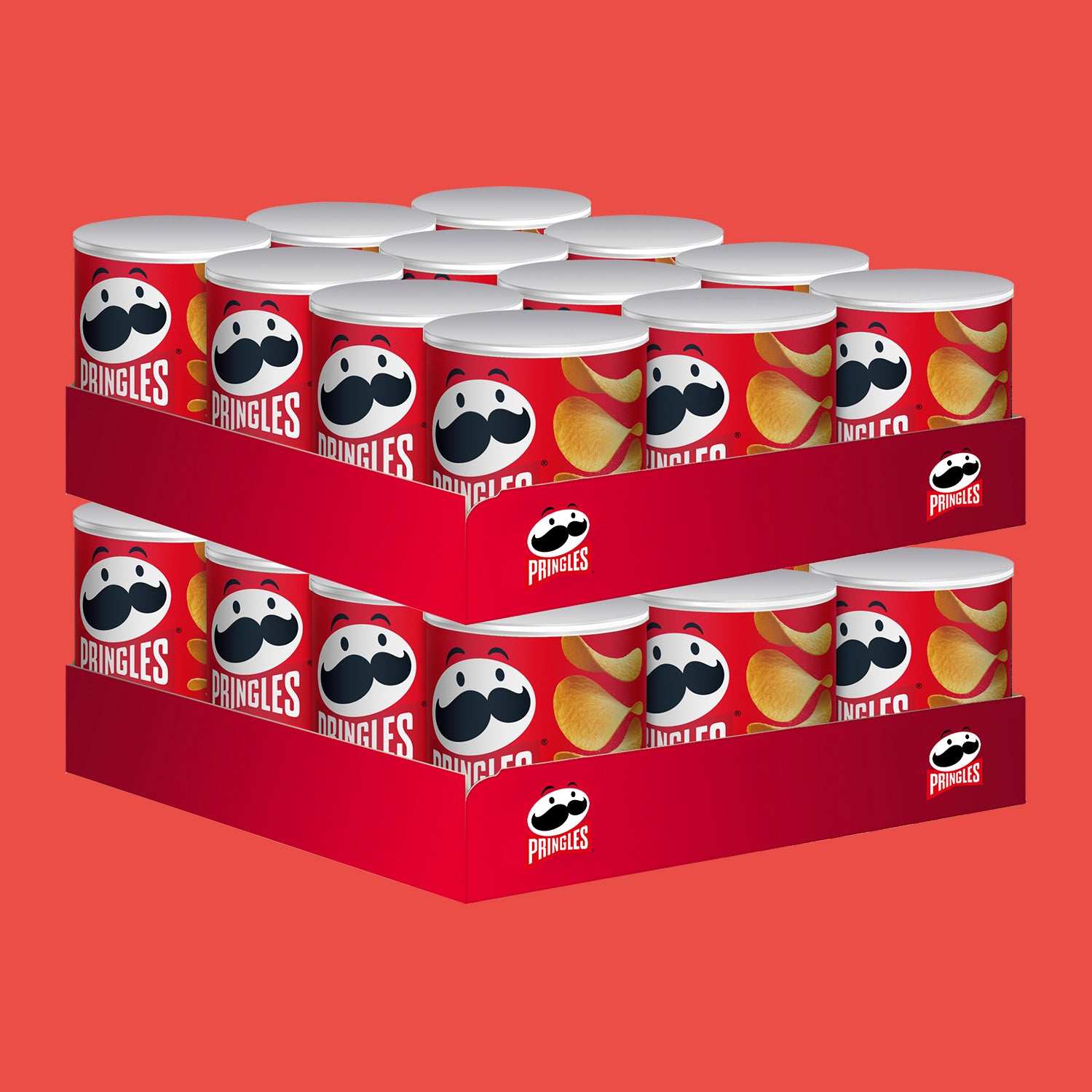 Pringles Original Chips 12x40 g Mini-Dosen