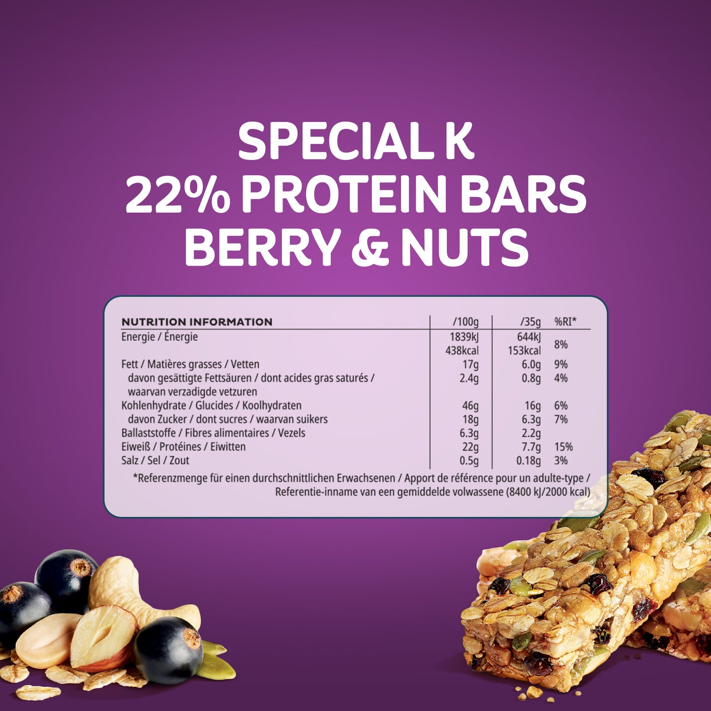 Kellogg's Special K Protein Bar Berry and Nuts