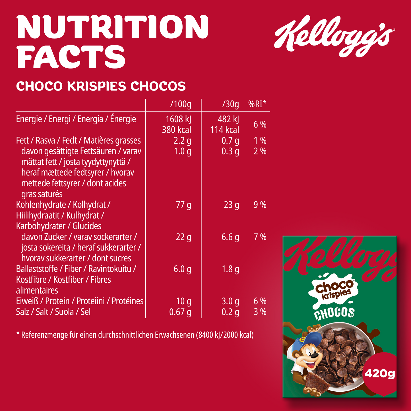 Kellogg`s Frosties, Chocos, Rice Krispies- 6