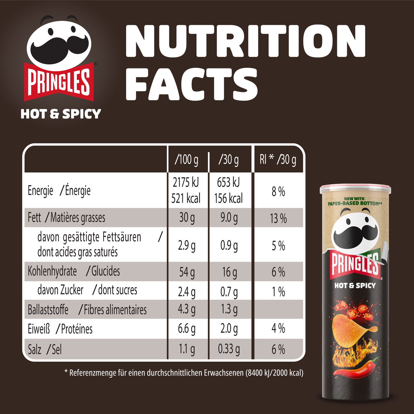 Pringles Original Party Mix - 6x 165g