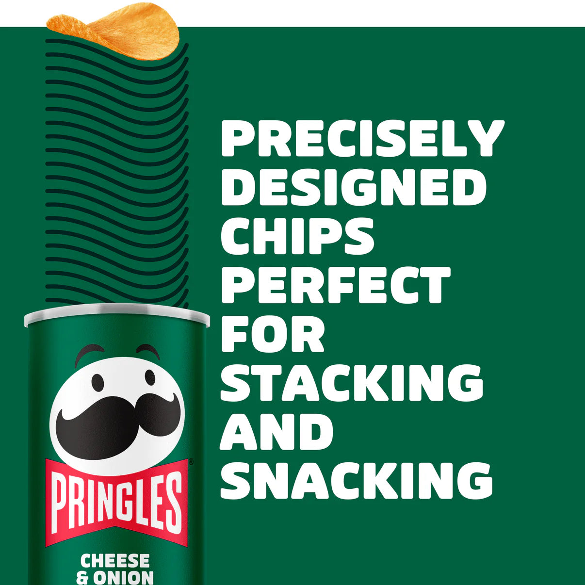 Pringles Cheese & Onion - 8x 165g