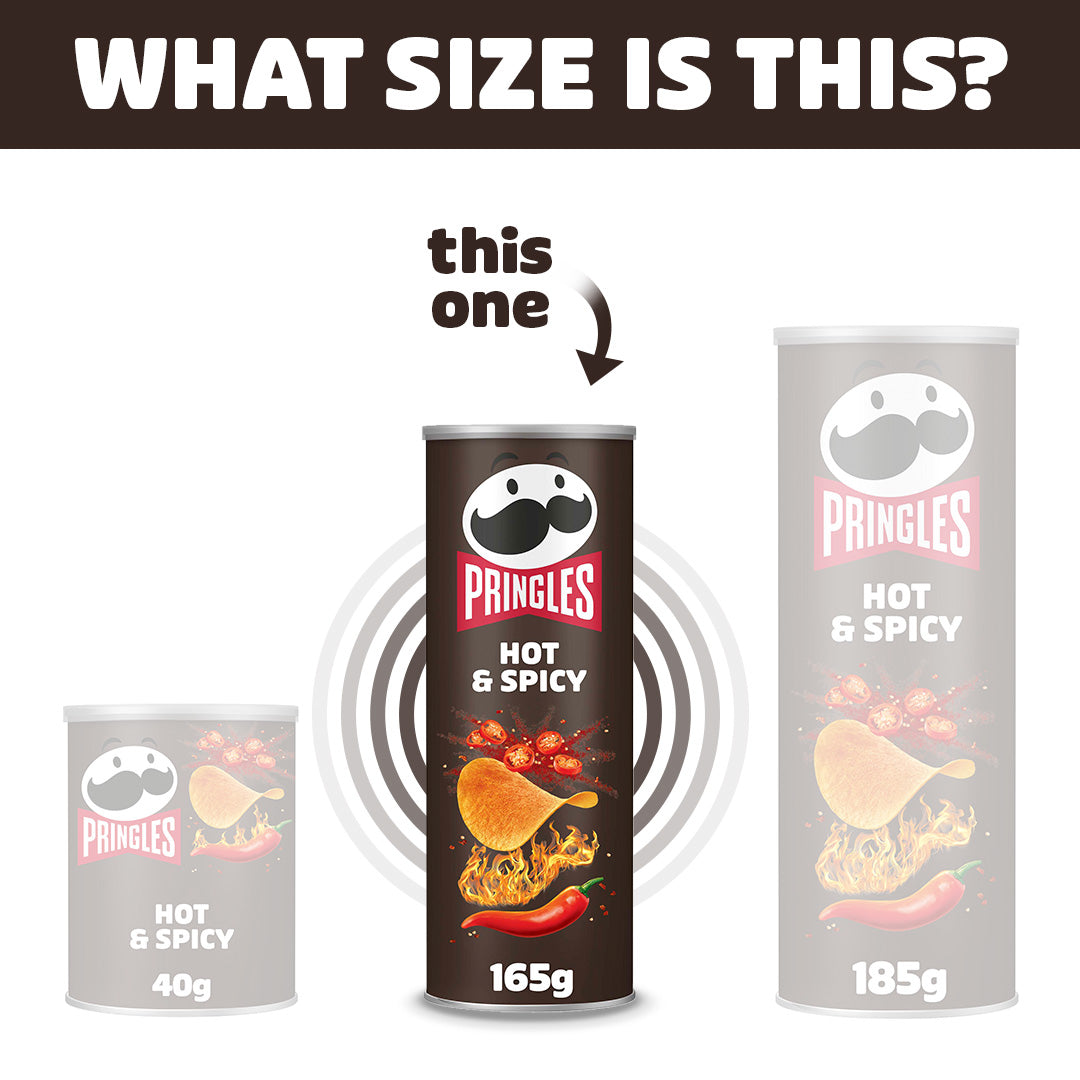 Pringles Hot & Spicy - 8x 165g