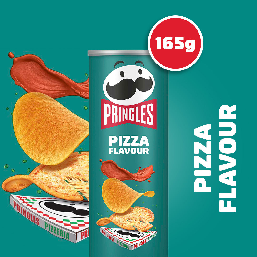 Pringles Pizza Flavour - 8x 165g