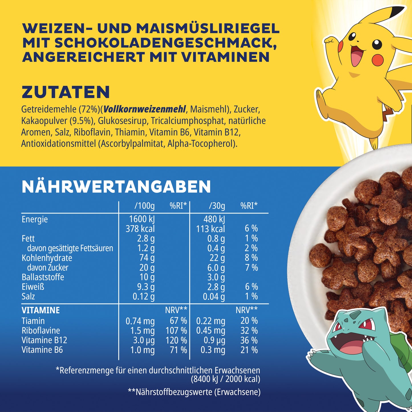 Kellogg's Pokemon - 4x 350g