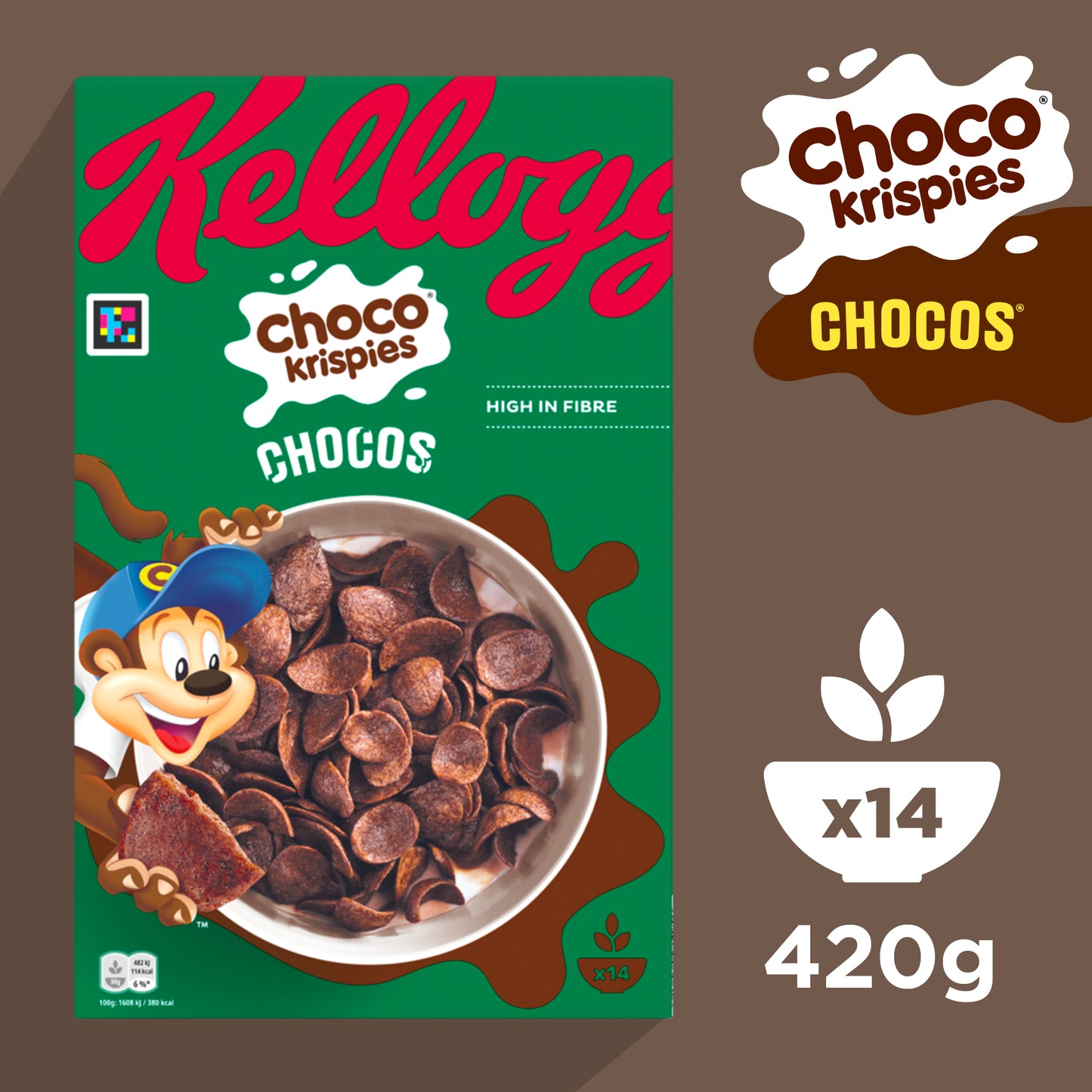 Kellogg's Choco Krispies Chocos - 420g
