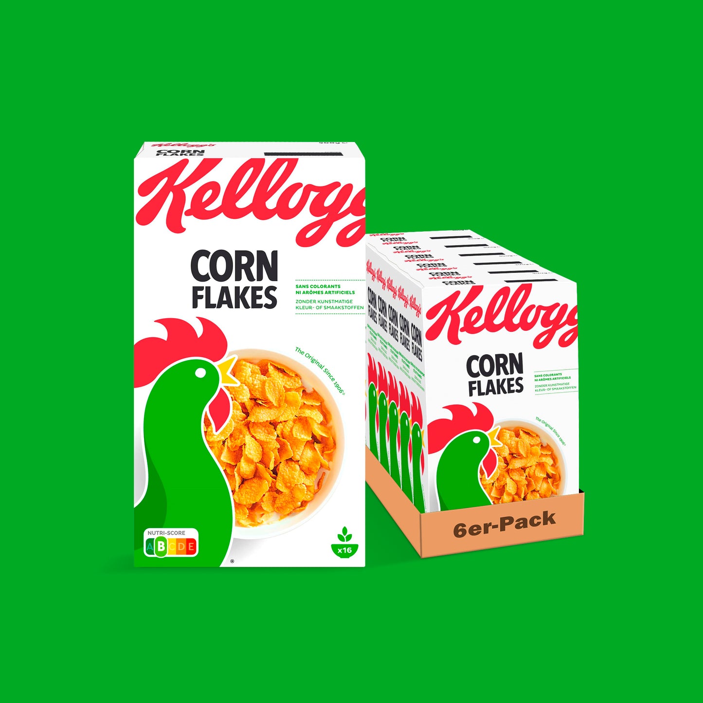 Kellogg's Corn Flakes - 6x 500g