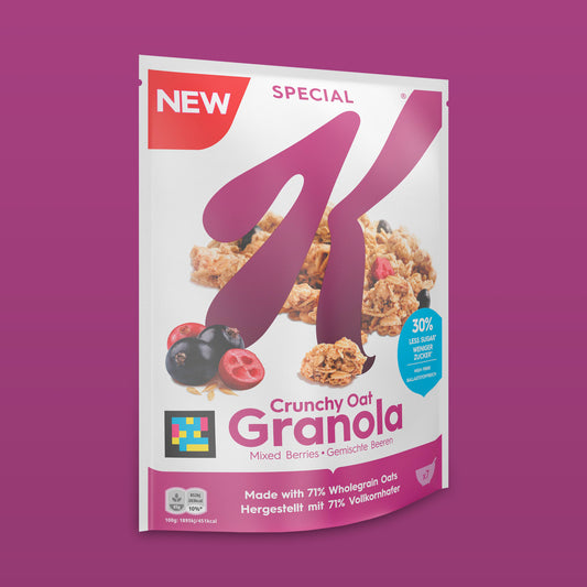 Kellogg's Special K Crunchy Oat Granola - Mixed Berries