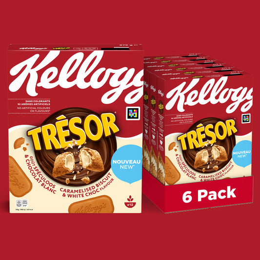 Tresor Caramelised Biscuit & White Choc - 6x 375g