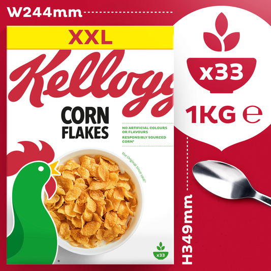 Kellogg's Corn Flakes Cerealien - 1000 g