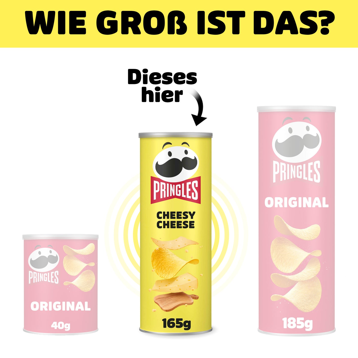 Pringles Cheesy Cheese - 165g
