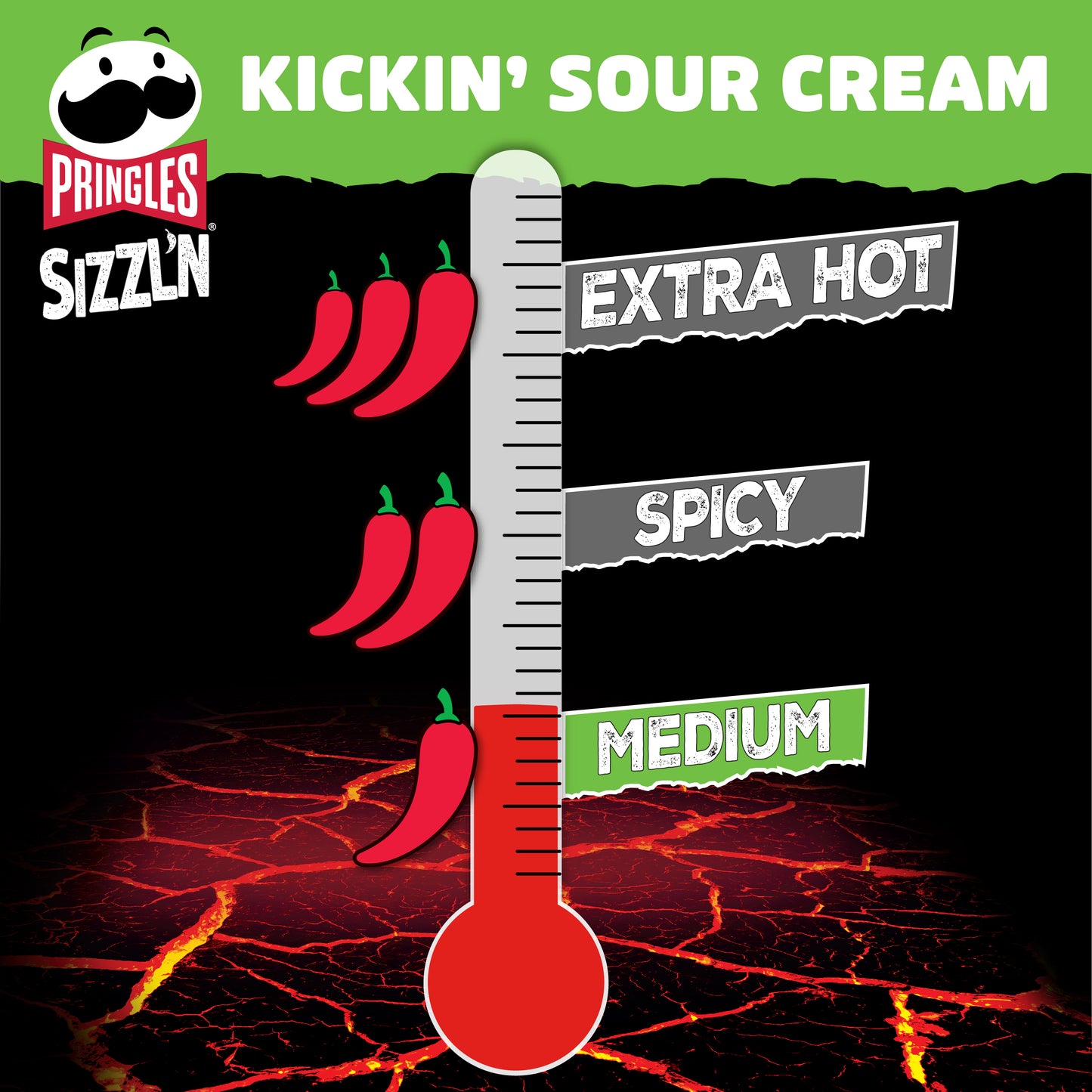 Sizzln Kickin Sour Cream 180g