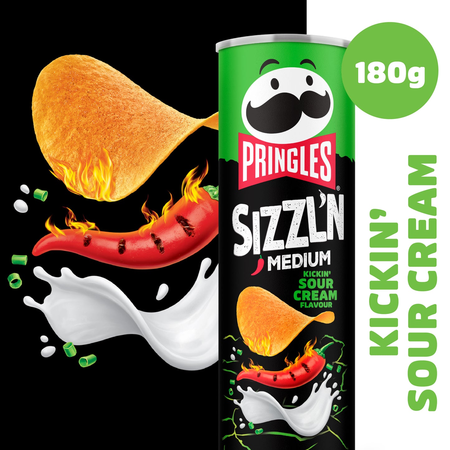 Sizzln Kickin Sour Cream 180g