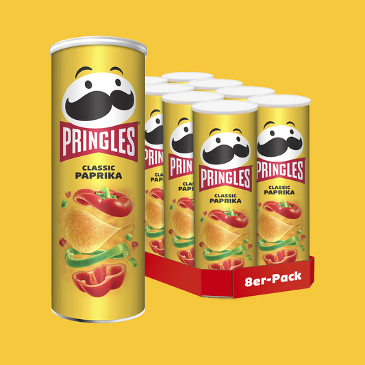 Pringles Classic Paprika - 8x 165g