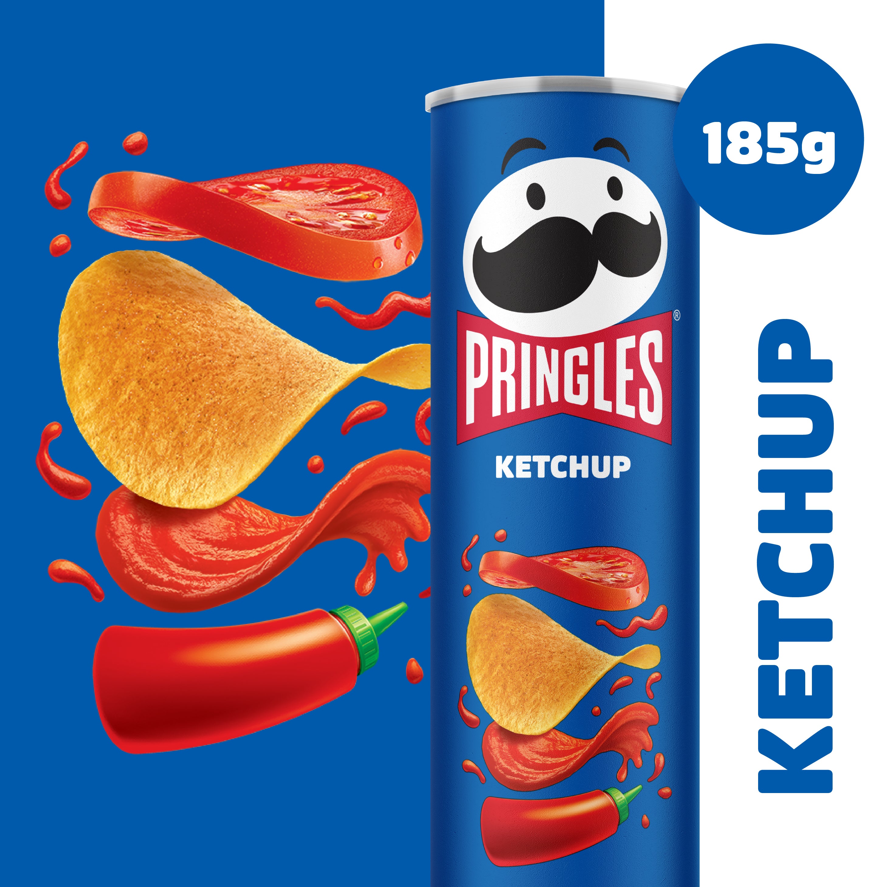 Pringles Ketchup 6x 185g Kellogg s Shop