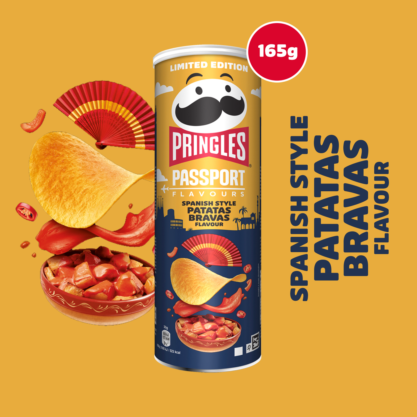 Pringles Patatas Bravas - 165g