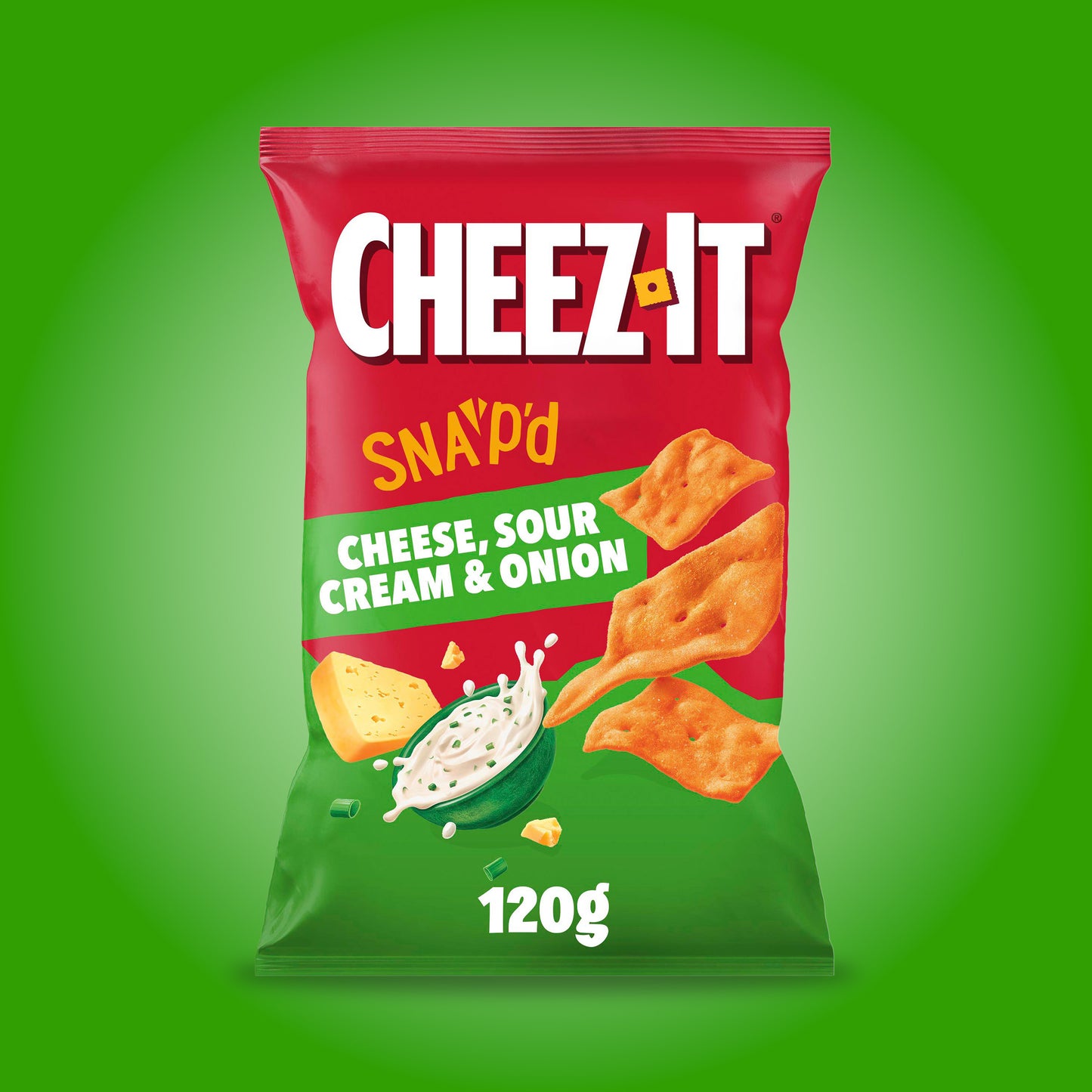 Cheez-it Cheese Sour Cream & Onion - 120g