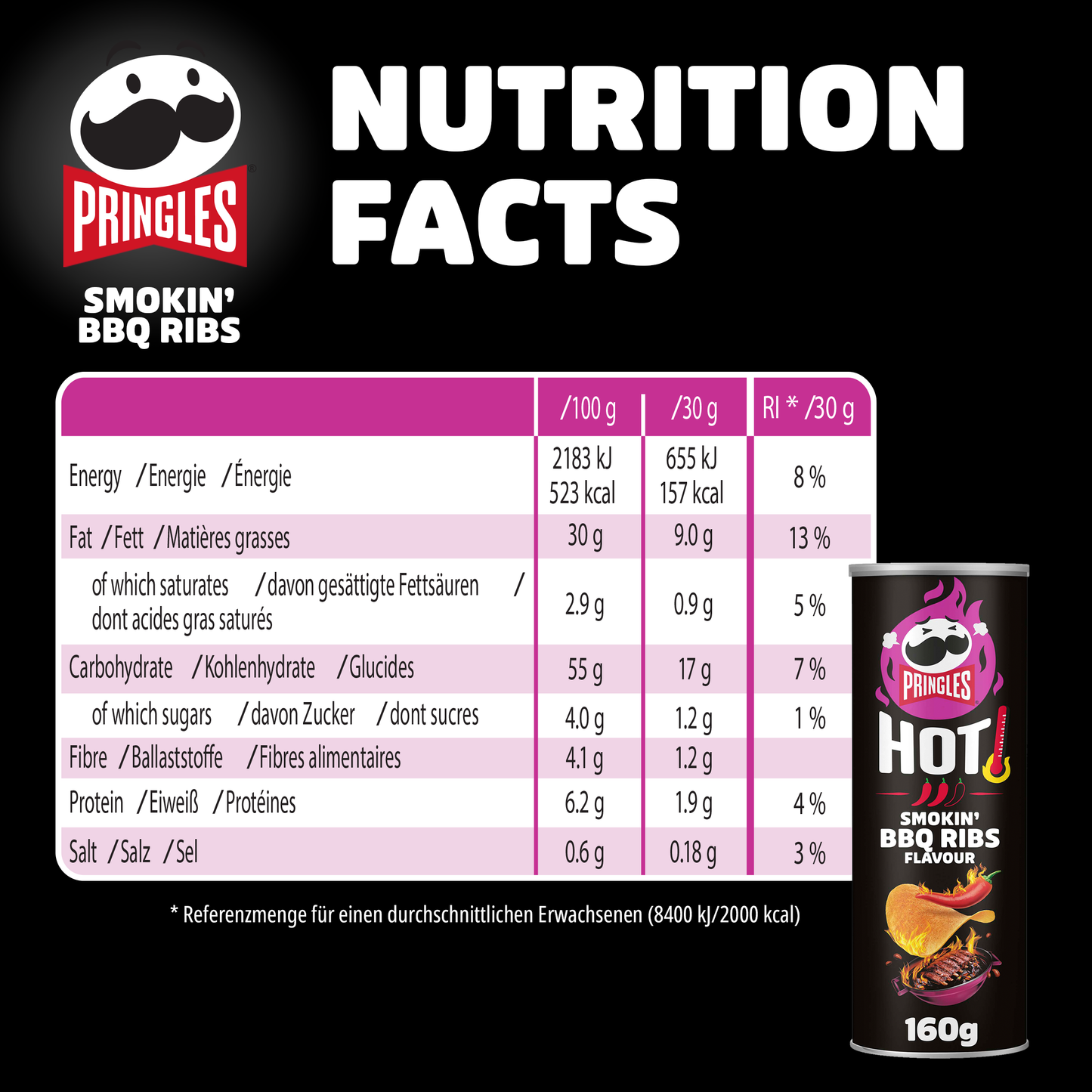 Pringles Original Hot Mix - 5x 160g