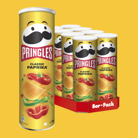 Pringles Classic Paprika - 8 x 165g