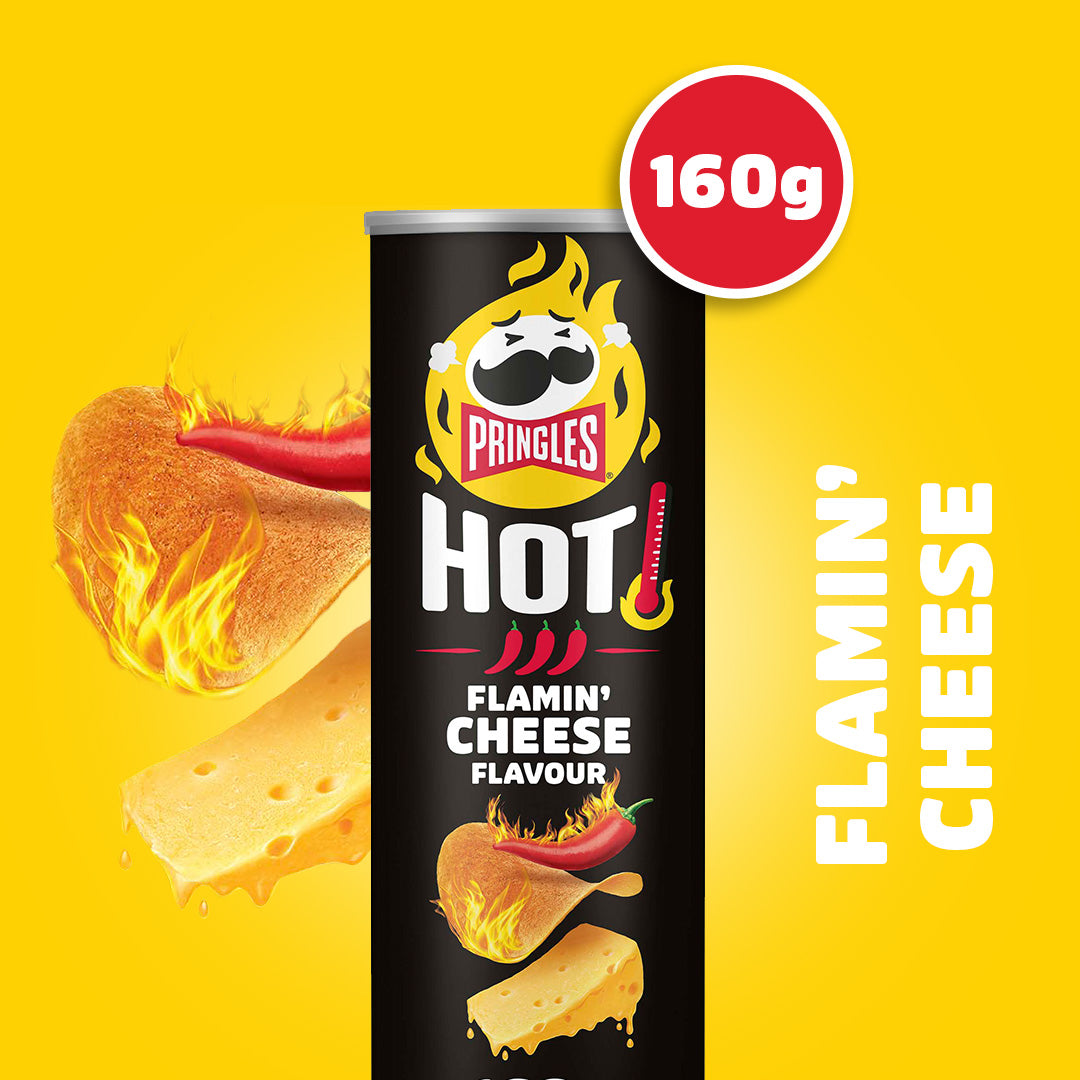 Pringles Hot Flamin' Cheese Flavour - 160g