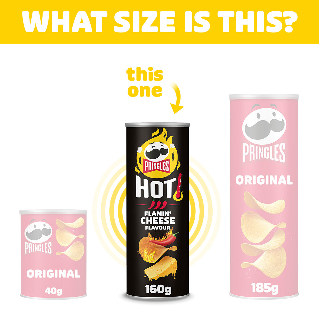 Pringles Hot Flamin' Cheese Flavour - 160g