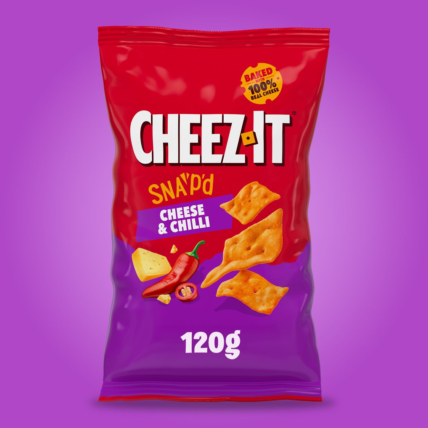 Cheez-it Cheese & Chilli - 8x 120g