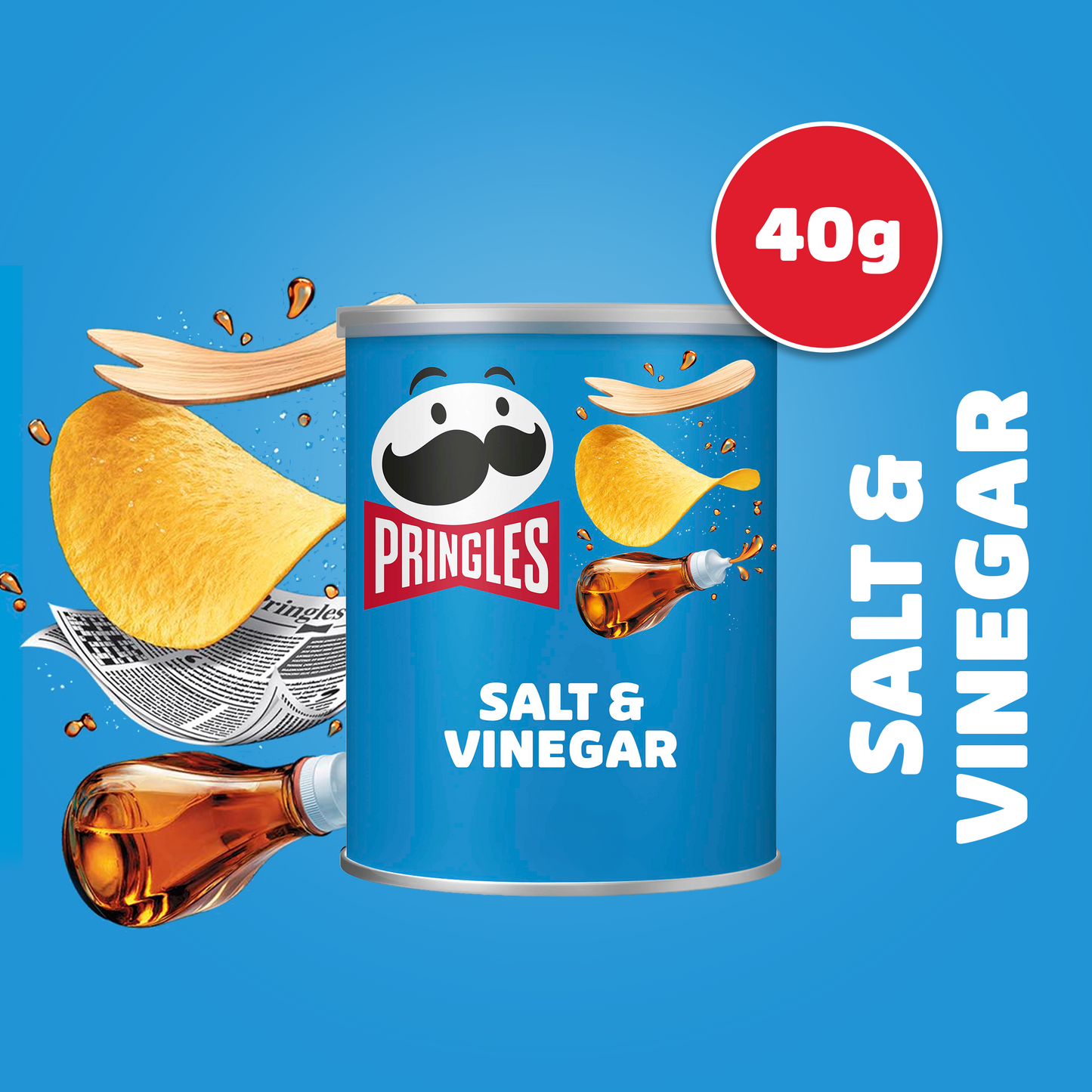 Pringles Salt & Vinegar - 24x 40g
