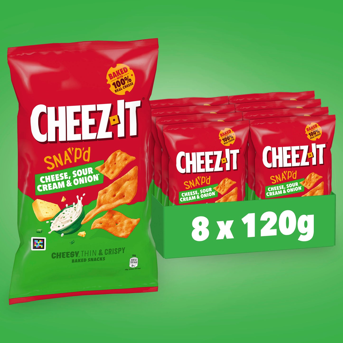 Tote Bag + Cheez-it Cheese Sour Cream & Onion - 8x 120g