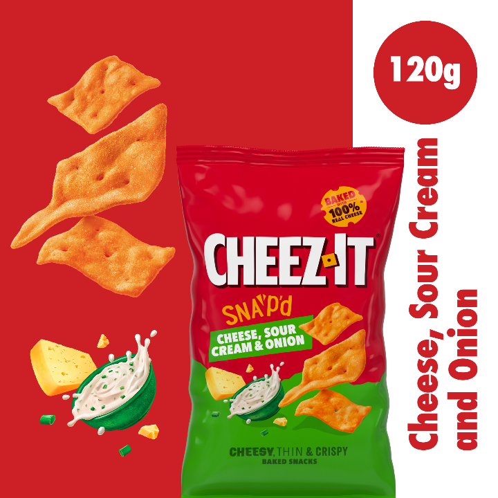 Tote Bag + Cheez-it Cheese Sour Cream & Onion - 8x 120g