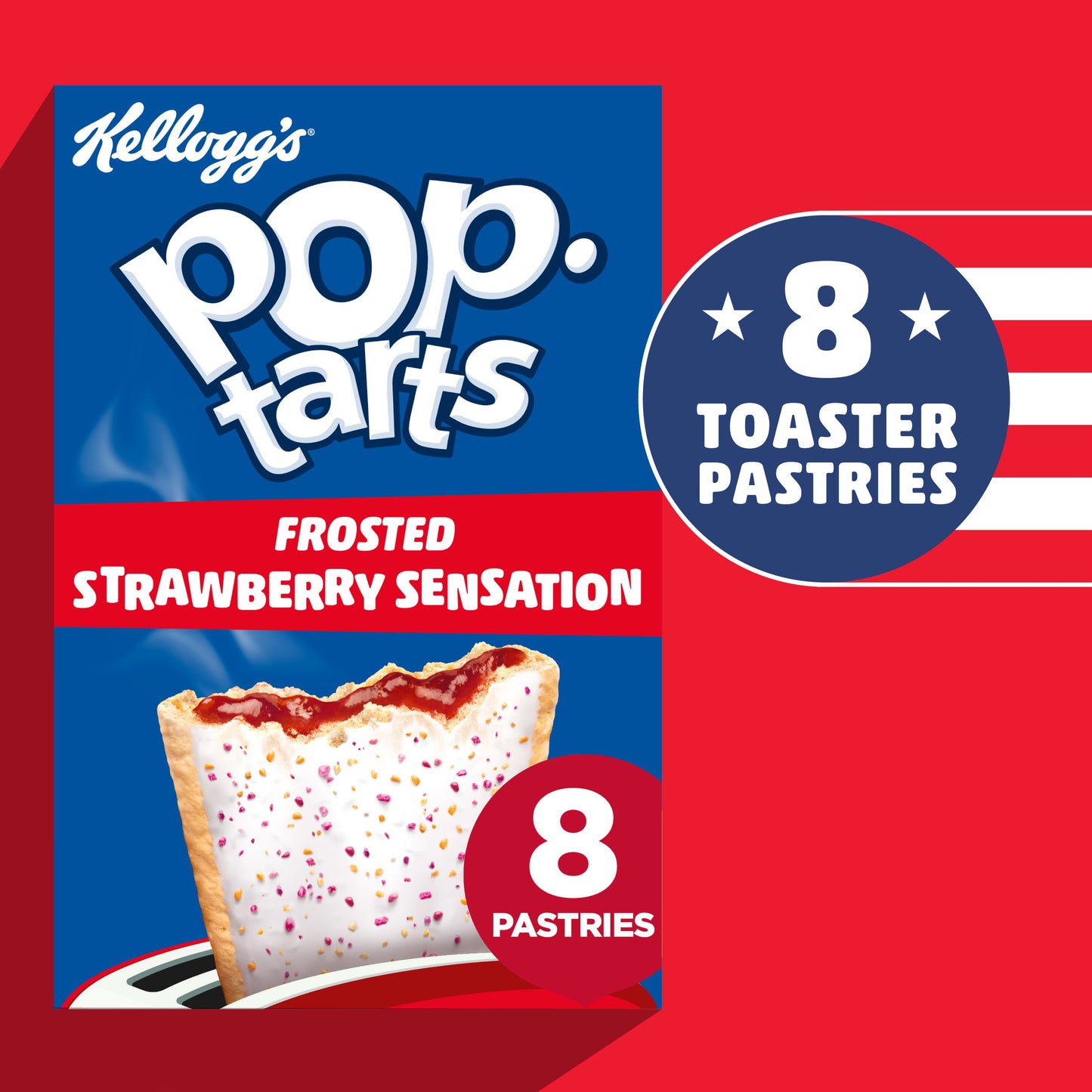 Kellogg's Pop Tarts Frosted Strawberry Sensation