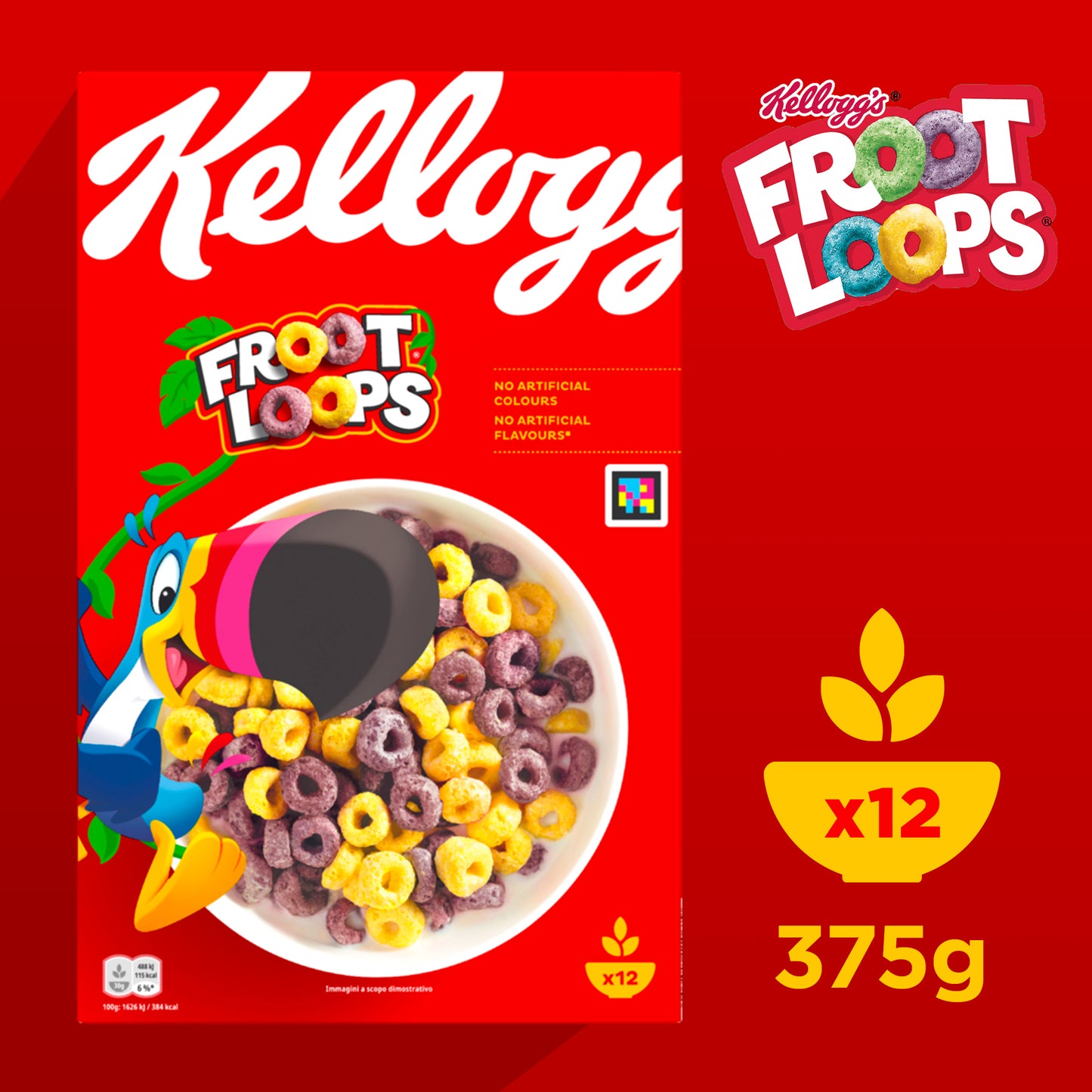 Kellogg's Froot Loops - 6x 375g