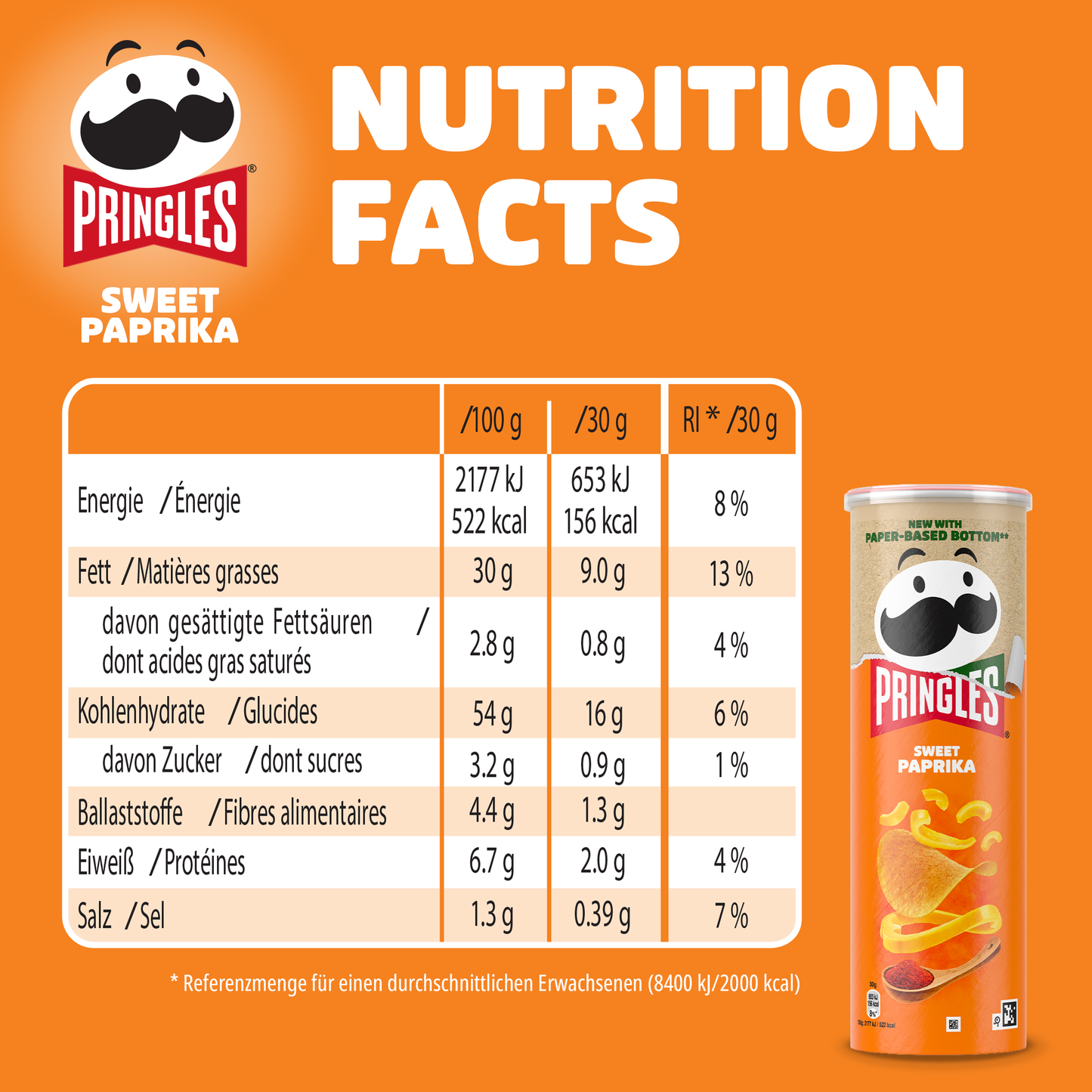 Pringles Original Party Mix - 6x 165g